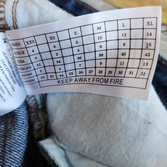 One x One Teaspoon Freebird Distressed Painted Rigid Skinny Jeans Ankle-Zip - Picture 12 of 13